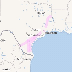 Map of I-69 System in Texas.